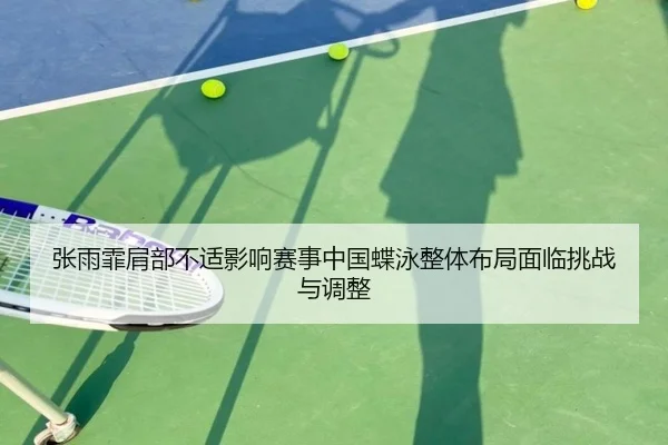 张雨霏肩部不适影响赛事中国蝶泳整体布局面临挑战与调整